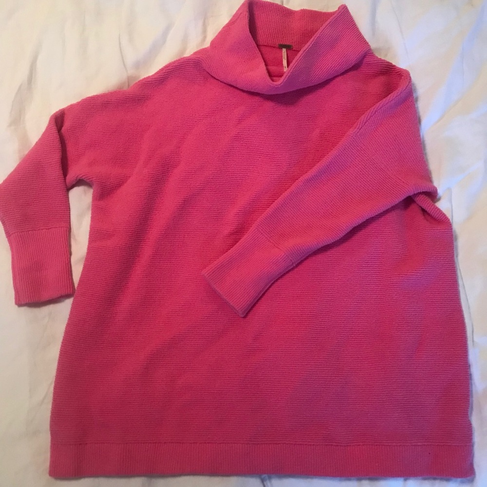 Pink Free People Sweater